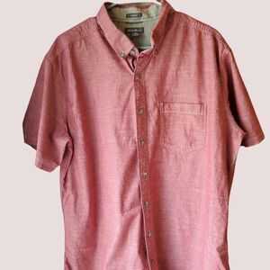 EDDIE BAUER MEN'S GRIFTON SHIRT RED TXL